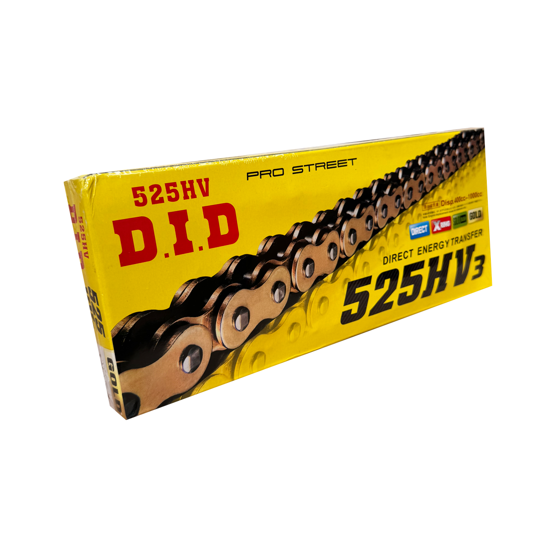 Cadena con sello de aceite dorado 520HO-120L